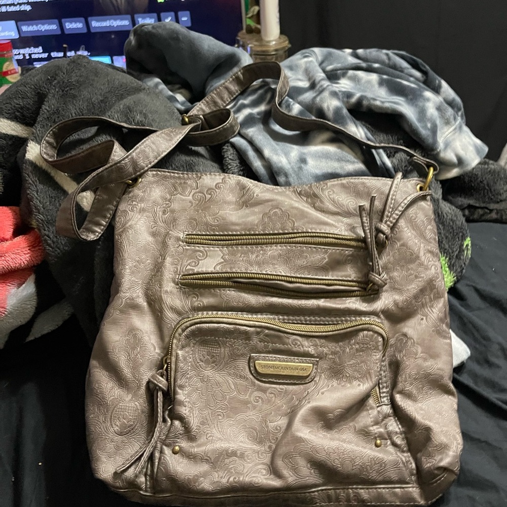 Stone Mountain hobo shoulder bag